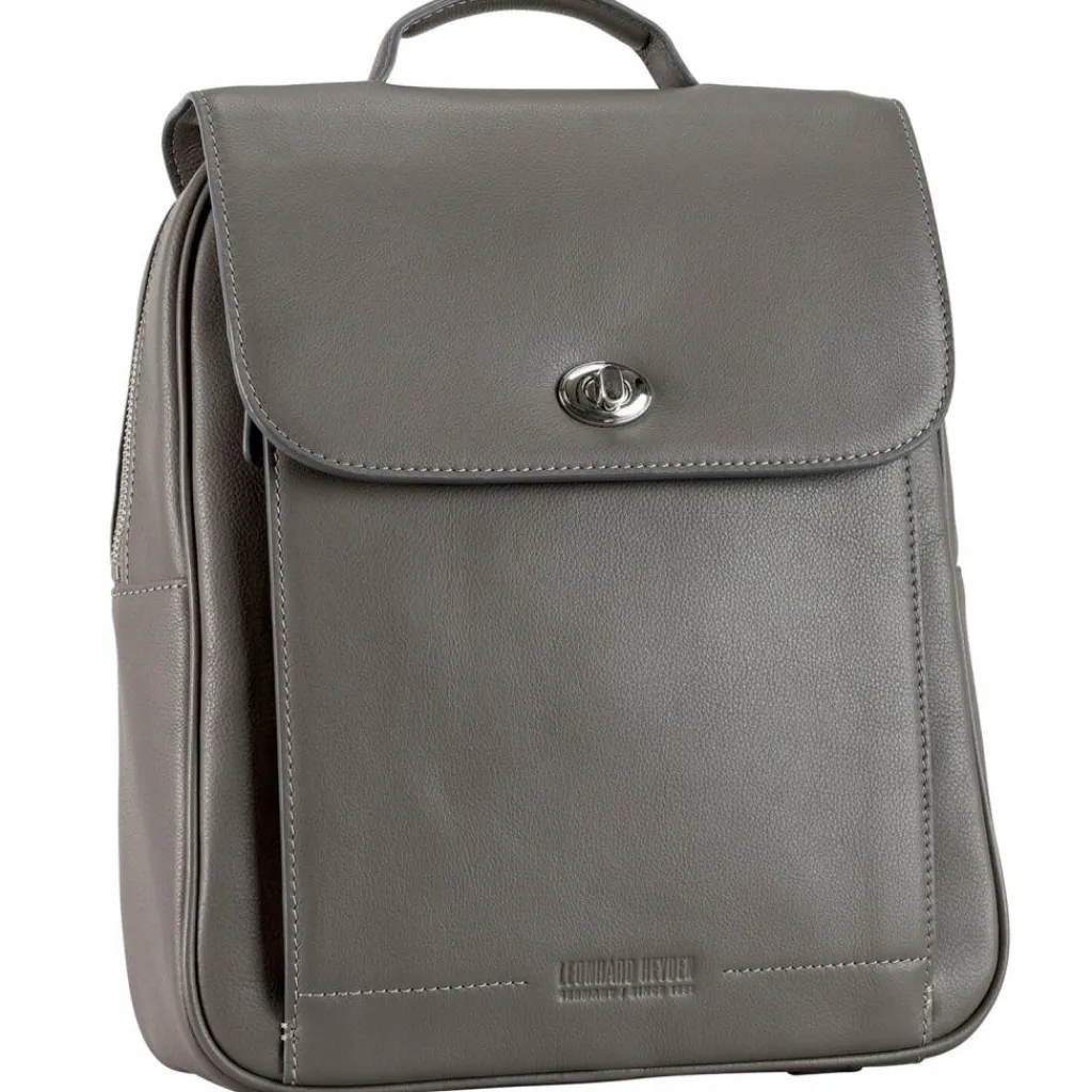 Clearance Leonhard Heyden Nizza City Rucksack Leder 34 cm taupe