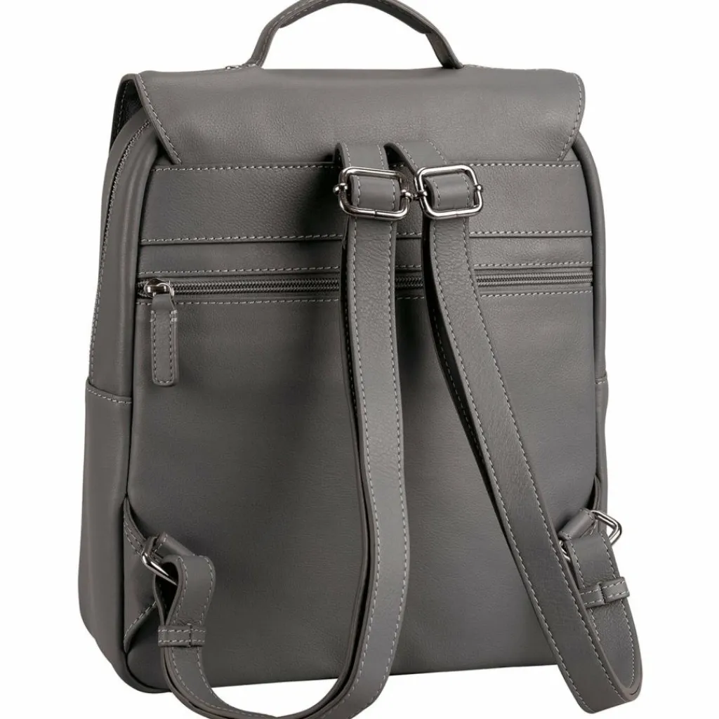 Clearance Leonhard Heyden Nizza City Rucksack Leder 34 cm taupe