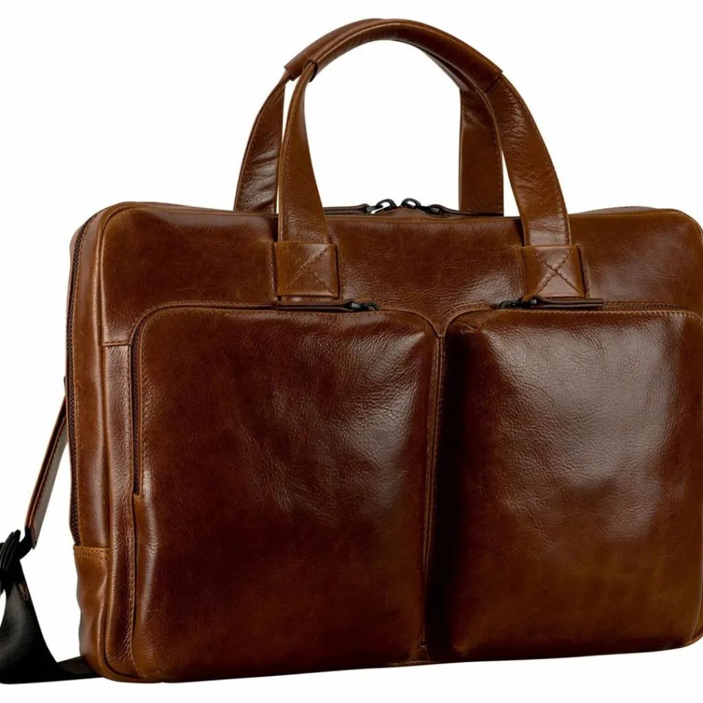 Leonhard Heyden Aktentaschen<Porto Aktentasche Leder 38 cm braun