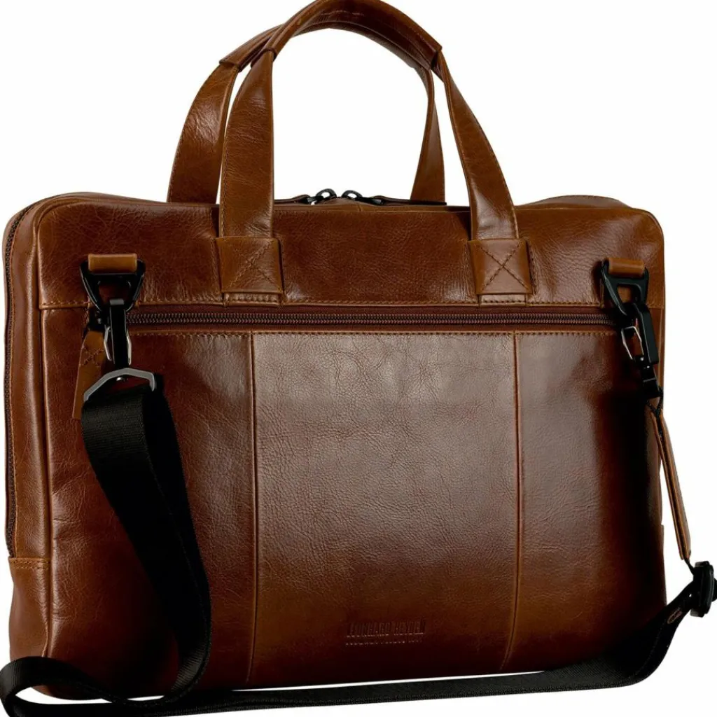 Leonhard Heyden Aktentaschen<Porto Aktentasche Leder 38 cm braun