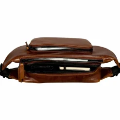 Leonhard Heyden Gürteltaschen<Porto Gürteltasche Leder 28 cm braun