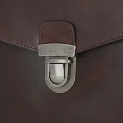 Sale Leonhard Heyden Roma Aktentasche Leder 39 cm Laptopfach braun