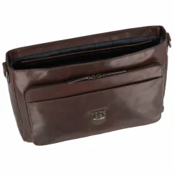Sale Leonhard Heyden Roma Aktentasche Leder 39 cm Laptopfach braun