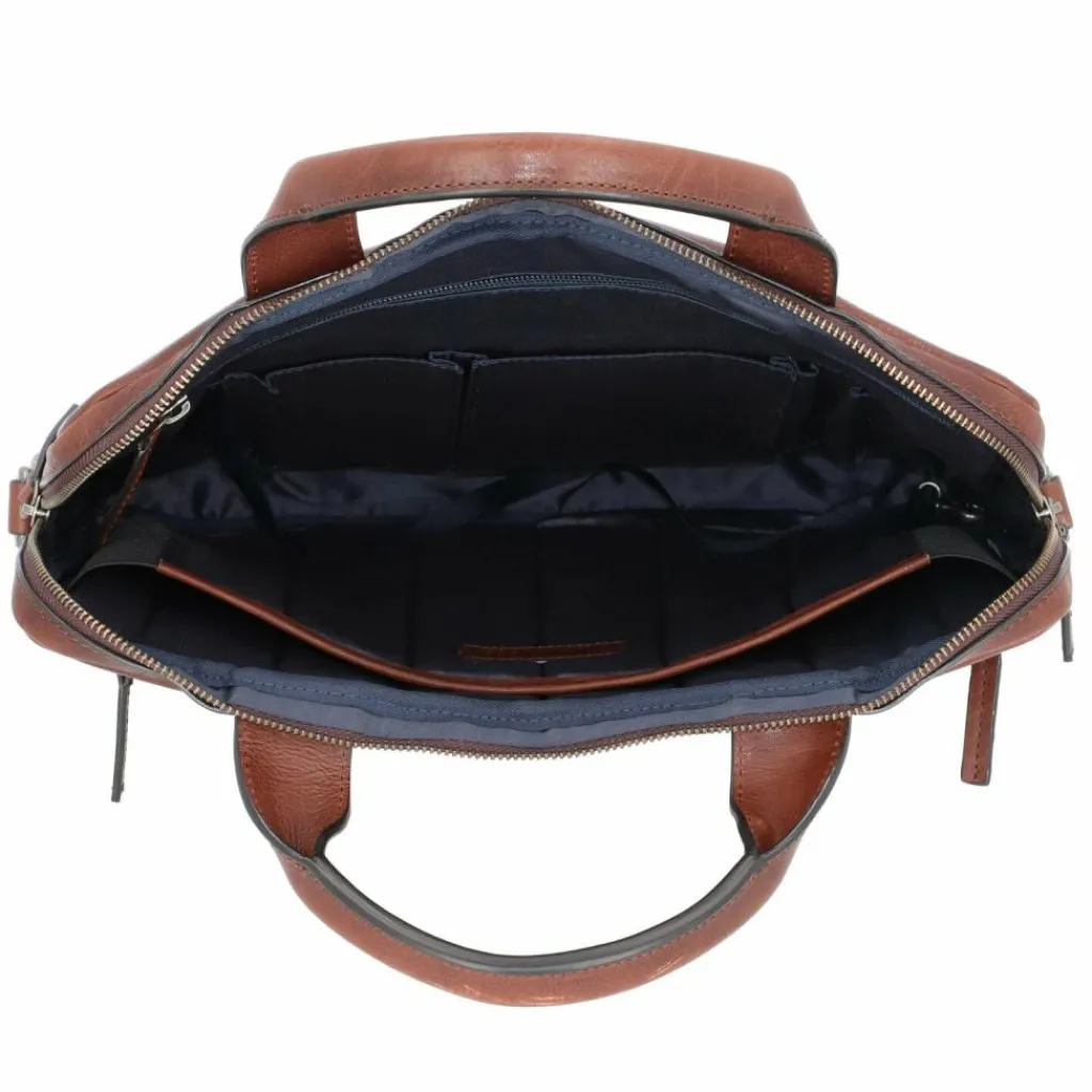 Leonhard Heyden Laptoptaschen|Aktentaschen<Roma Aktentasche Leder 38 cm Laptopfach braun