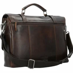 Discount Leonhard Heyden Roma Aktentasche Leder 39 cm Laptopfach braun