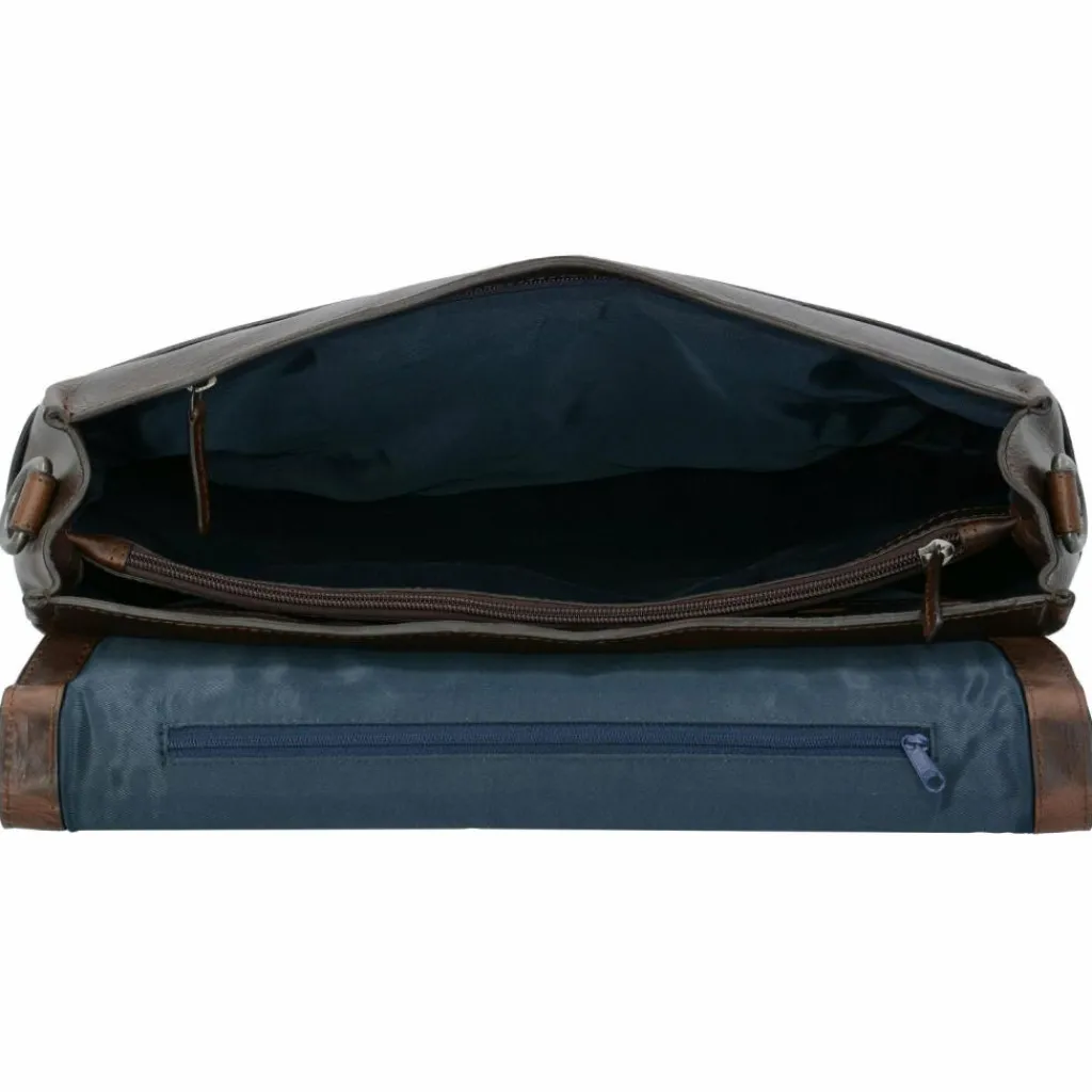 Discount Leonhard Heyden Roma Aktentasche Leder 39 cm Laptopfach braun