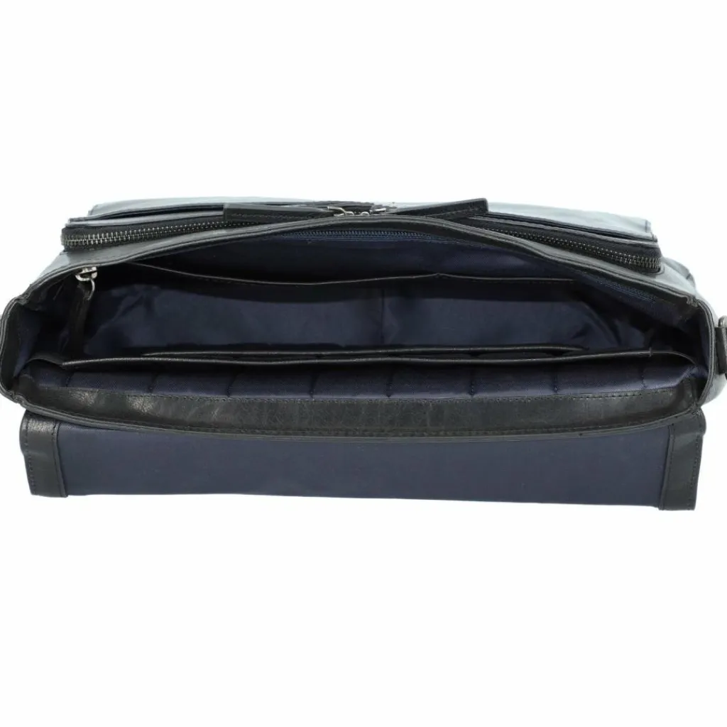 Leonhard Heyden Laptoptaschen|Aktentaschen<Roma Aktentasche Leder 39 cm Laptopfach schwarz