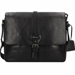 Leonhard Heyden Laptoptaschen|Aktentaschen<Roma Aktentasche Leder 35 cm Laptopfach schwarz