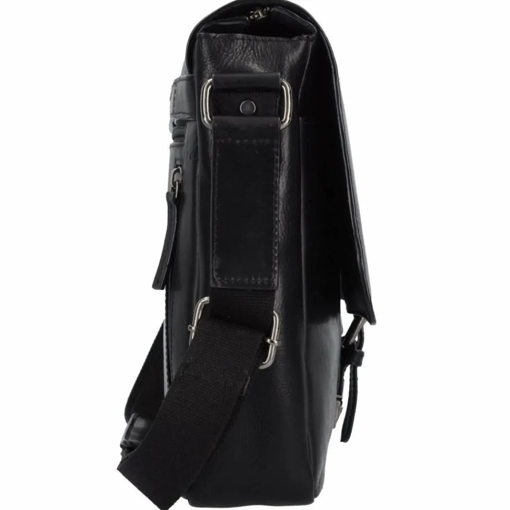 Leonhard Heyden Laptoptaschen|Aktentaschen<Roma Aktentasche Leder 35 cm Laptopfach schwarz