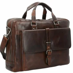 Leonhard Heyden Roma Aktentasche Leder 40 cm Laptopfach