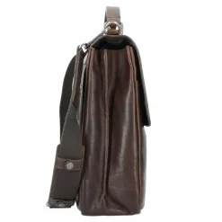 Leonhard Heyden Laptoptaschen|Aktentaschen<Roma Aktentasche Leder 39 cm Laptopfach braun