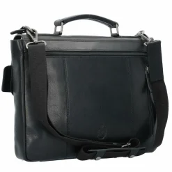 Leonhard Heyden Laptoptaschen|Aktentaschen<Roma Aktentasche Leder 37 cm Laptopfach schwarz