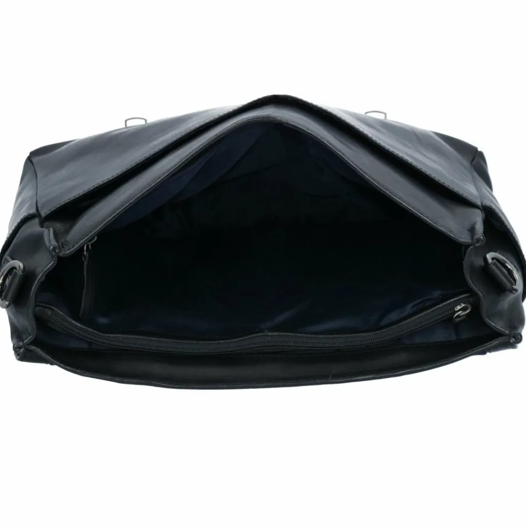 Best Leonhard Heyden Roma Aktentasche Leder 39 cm Laptopfach schwarz