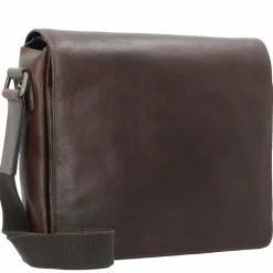 Outlet Leonhard Heyden Roma Messenger Leder 31 cm Laptopfach braun