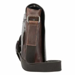 Outlet Leonhard Heyden Roma Messenger Leder 31 cm Laptopfach braun