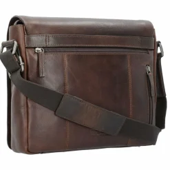 Outlet Leonhard Heyden Roma Messenger Leder 31 cm Laptopfach braun