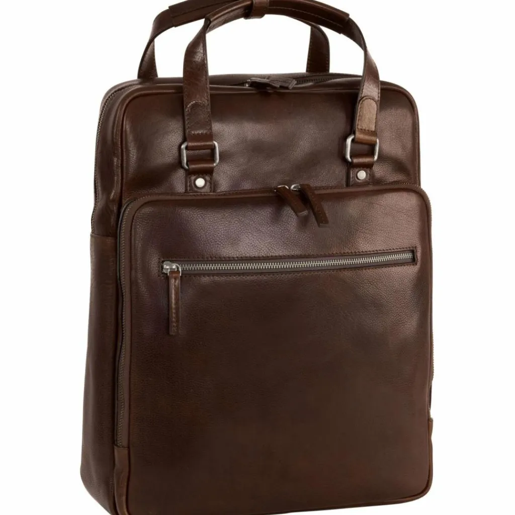 Leonhard Heyden Roma Rucksack Leder 42 cm Laptopfach