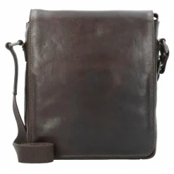 New Leonhard Heyden Roma Umhängetasche Leder 23 cm braun