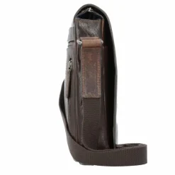 New Leonhard Heyden Roma Umhängetasche Leder 23 cm braun