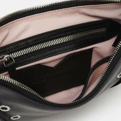 LES VISIONNAIRES Enya Mini Rivet Schultertasche Leder 27 cm