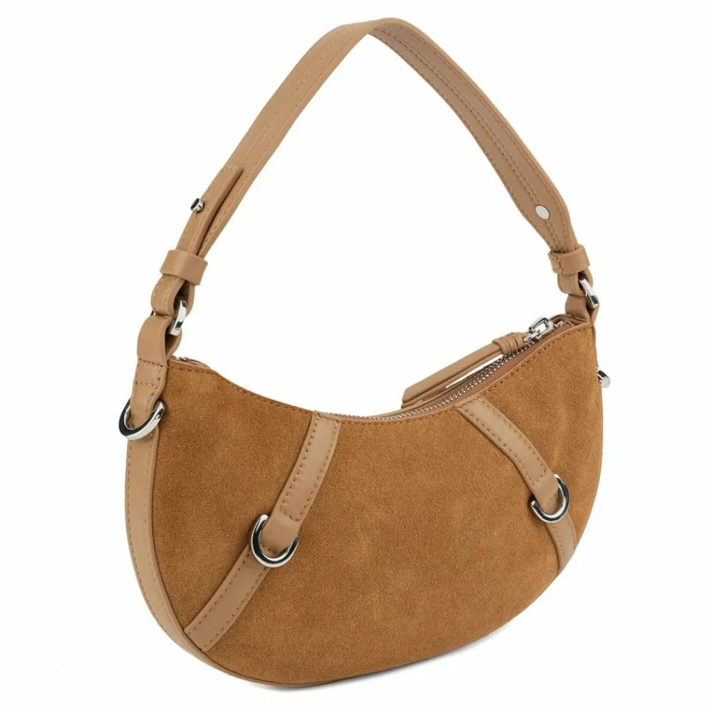 LES VISIONNAIRES Schultertaschen<Enya Schultertasche Leder 26 cm golden brown - caramel