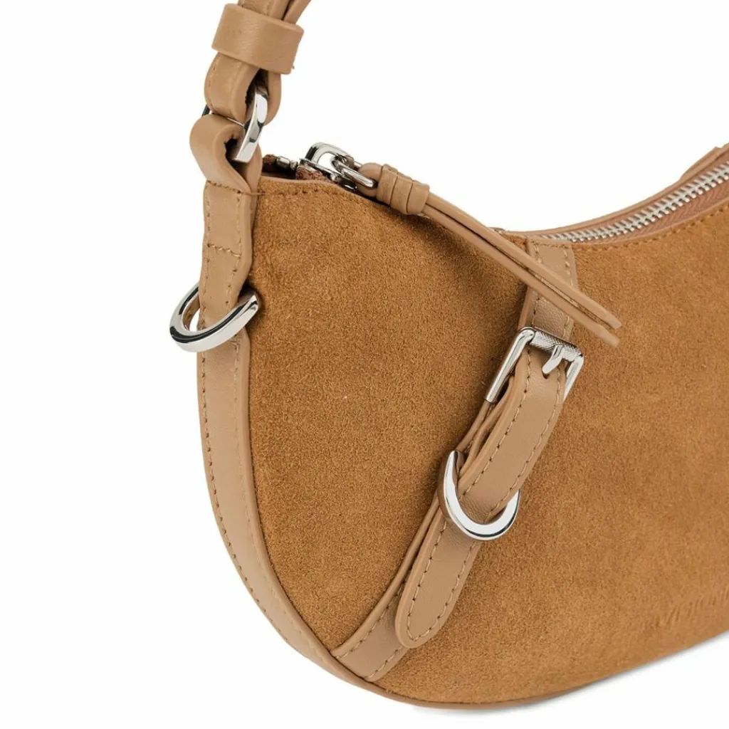 LES VISIONNAIRES Schultertaschen<Enya Schultertasche Leder 26 cm golden brown - caramel