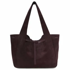 LES VISIONNAIRES Shopper|Schultertaschen<Garbriella Shopper Tasche Leder 40 cm aubergine