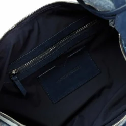 LES VISIONNAIRES Schultertaschen|Henkeltaschen<Greta Essential Schultertasche 37 cm washed denim