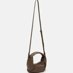 LES VISIONNAIRES Henkeltaschen<Greta Mini Essential Handtasche Leder 23 cm chocolate