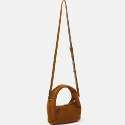 LES VISIONNAIRES Greta Mini Essential Handtasche Leder 23 cm cognac