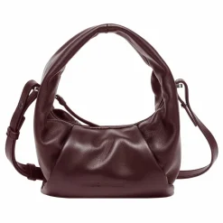 LES VISIONNAIRES Greta Mini Essential Handtasche Leder 23 cm aubergine