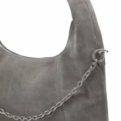 LES VISIONNAIRES Schultertaschen|Henkeltaschen<Jade Cozy Chain Schultertasche Leder 38 cm dimgrey