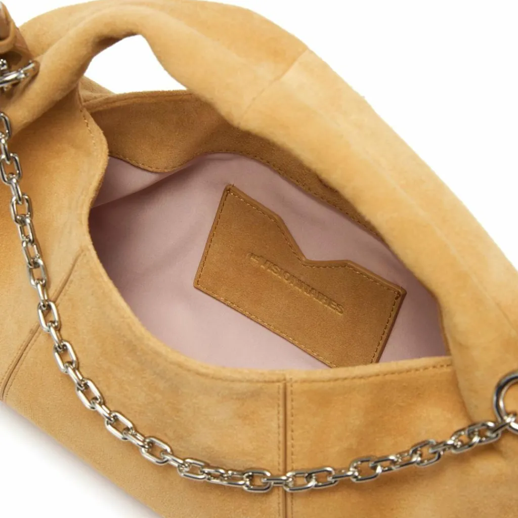 LES VISIONNAIRES Henkeltaschen<Sadie Cozy Chain Handtasche Leder 37 cm soft tan