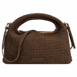 LES VISIONNAIRES Henkeltaschen<Sadie Weave Handtasche Leder 37 cm dark brown