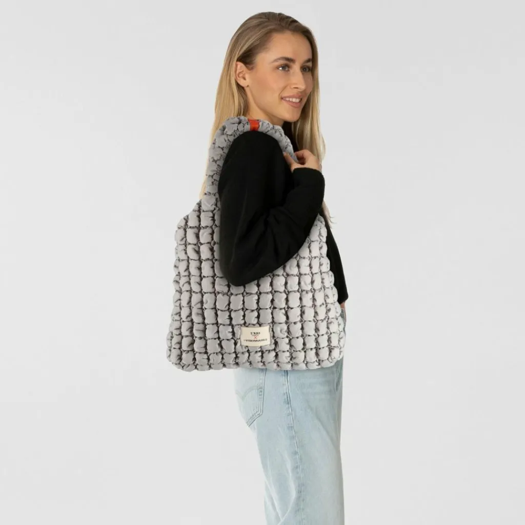 LES VISIONNAIRES Shopper|Schultertaschen<Unio Shopper Shopper Tasche 43 cm light grey