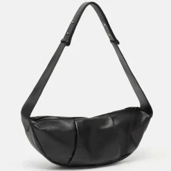 Best LES VISIONNAIRES Zoe Essential Schultertasche Leder 46 cm black