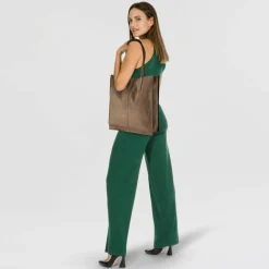 Liebeskind Shopper|Schultertaschen<Amy Shopper Tasche L Leder 35 cm neutral grey