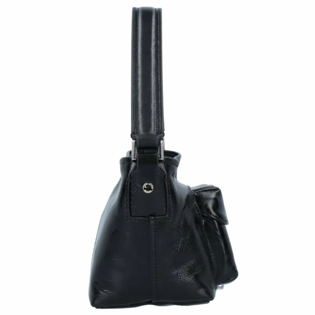 Liebeskind Archive Schultertasche Leder 26.5 cm black