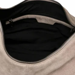 Outlet Liebeskind Bo Schultertasche Leder 35 cm neutral grey