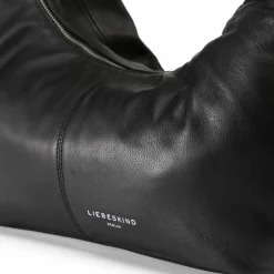 Liebeskind Henkeltaschen|Schultertaschen<Bo Schultertasche Leder 35 cm black