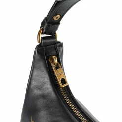 Outlet Liebeskind Dancing Letters Schultertasche XS Leder 23 cm black