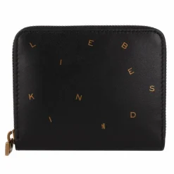 Liebeskind Damengeldbörsen Querformat<Dancing Letters Conny Geldbörse Leder 12.5 cm black