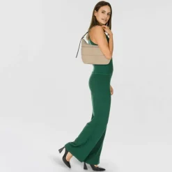 Outlet Liebeskind Edda Shopper Tasche Leder 26 cm stone