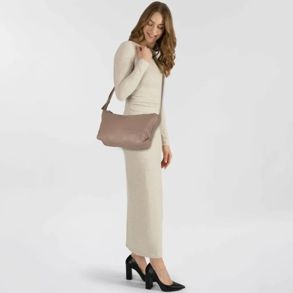 Liebeskind Umhängetaschen<Elvira Umhängetasche Leder 26 cm neutral gray