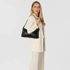 Clearance Liebeskind Fiona Schultertasche Leder 32 cm black