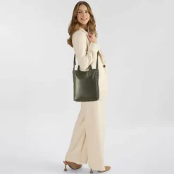 Liebeskind Hera Handtasche Leder 23 cm Cypruss Green