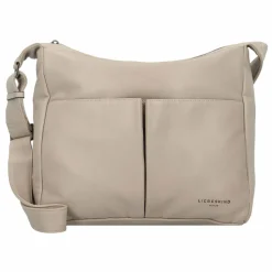 Liebeskind Henkeltaschen|Schultertaschen<Hera Schultertasche Leder 32 cm steel