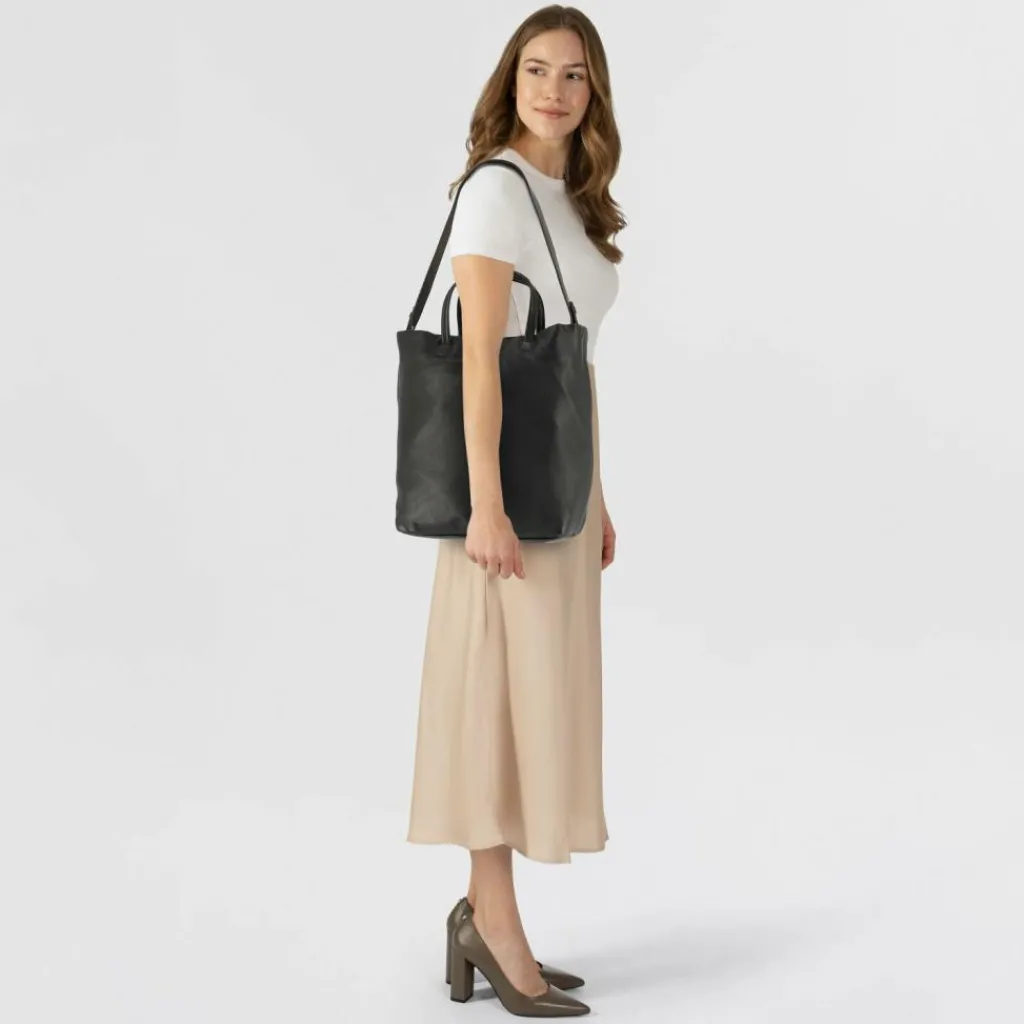 Sale Liebeskind Hera Schultertasche Leder 42 cm black