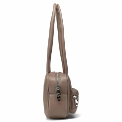 Liebeskind Henkeltaschen|Schultertaschen<Jil Schultertasche Leder 26 cm neutral grey