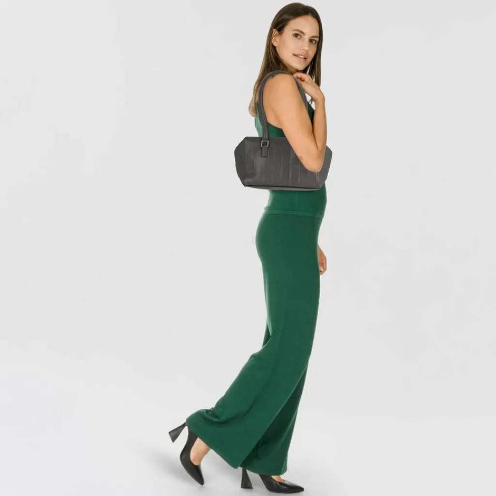 Liebeskind Henkeltaschen|Schultertaschen<Kayla Schultertasche S Leder 28 cm iron